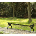 hot sale composite wood backless park benches